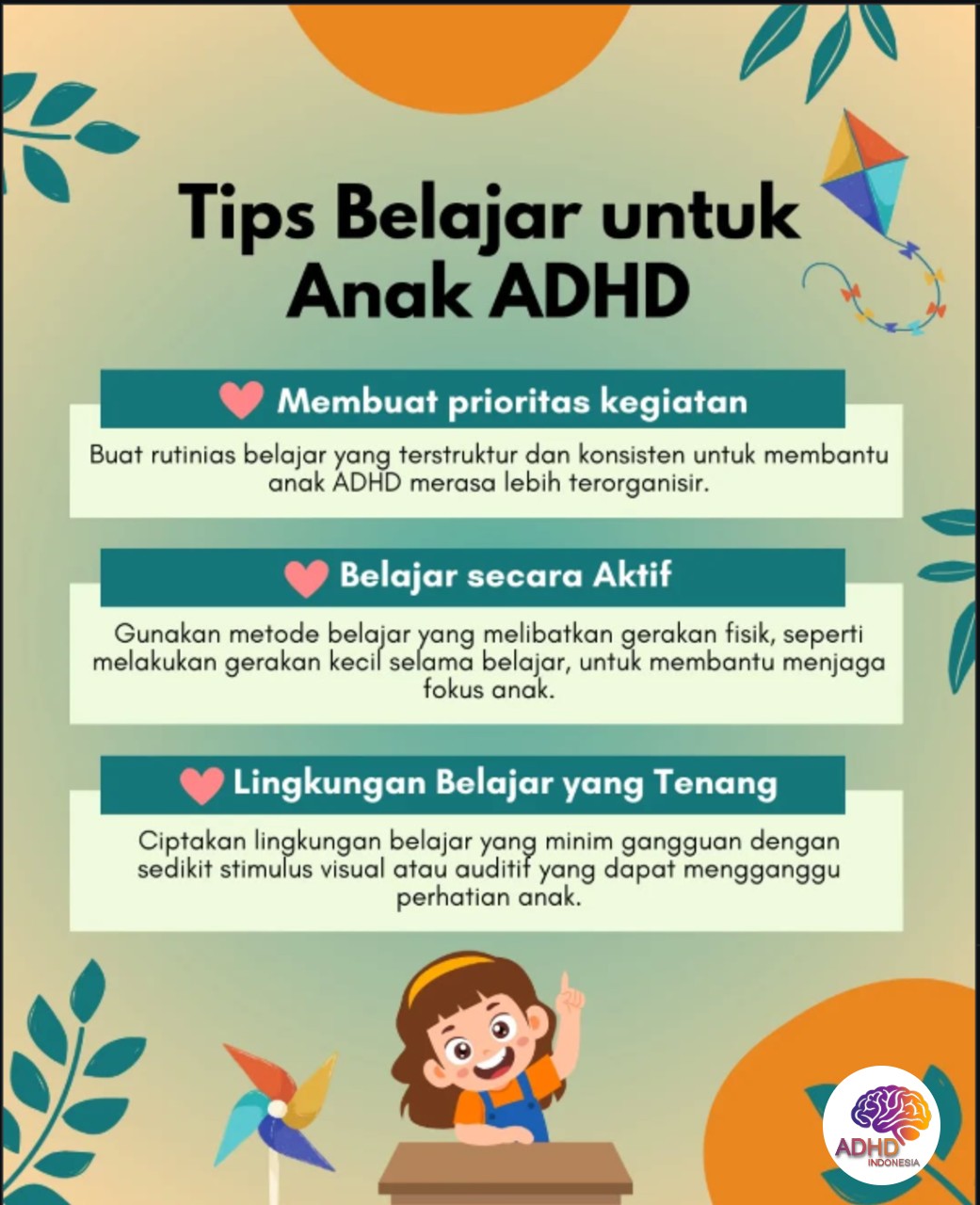 Strategi Belajar yang Cocok untuk Anak ADHD di Kabupaten Maybrat